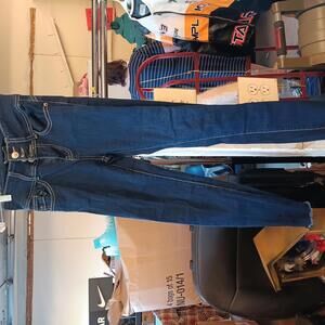 RAW Women's Skinny Jeans in Dark Blue Denim